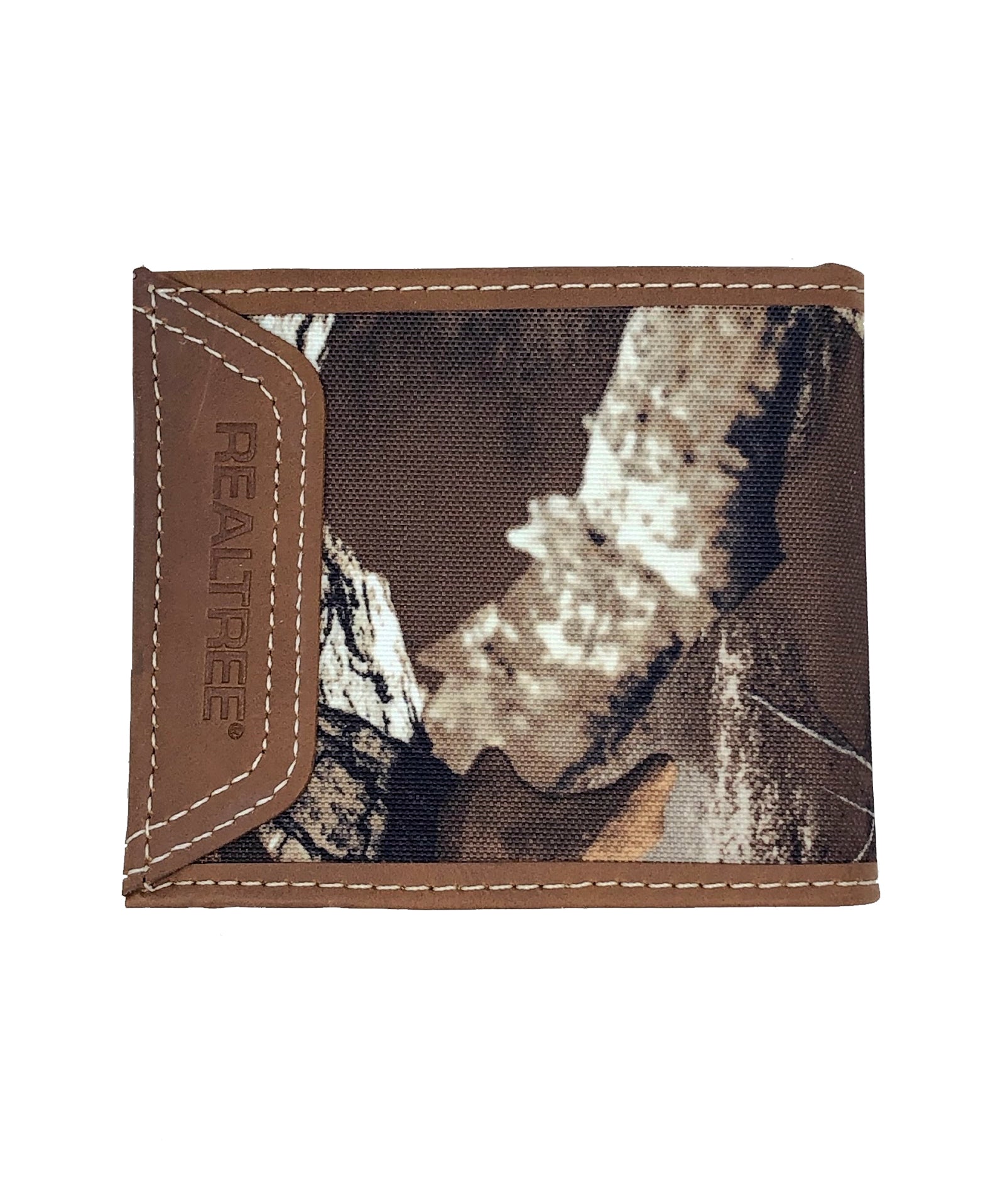 Realtree Unified Leather Canvas Pass Case Camo Wallet - Realtree EDGE
