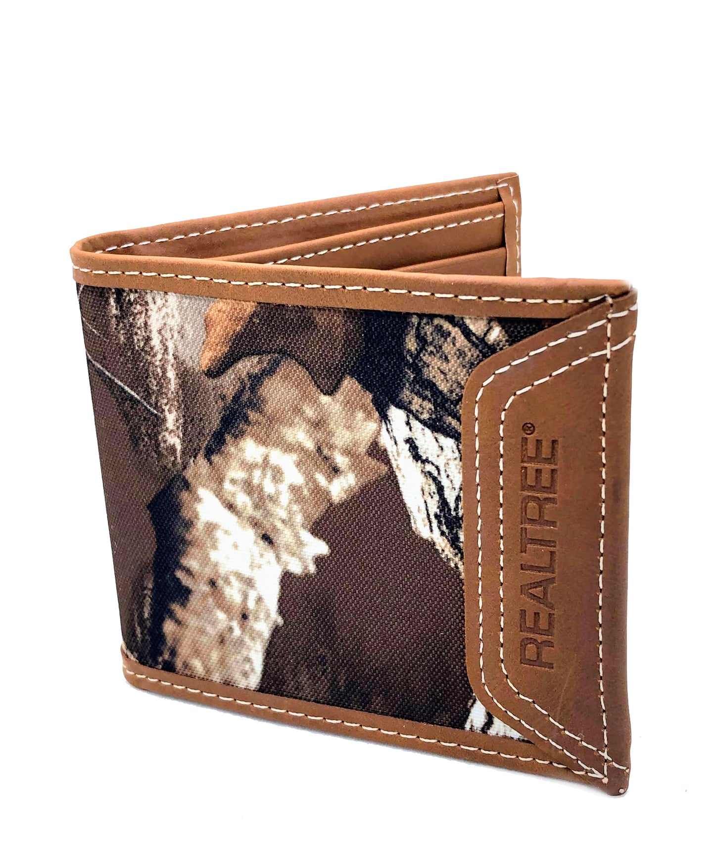 Realtree Unified Leather Canvas Pass Case Camo Wallet - Realtree EDGE
