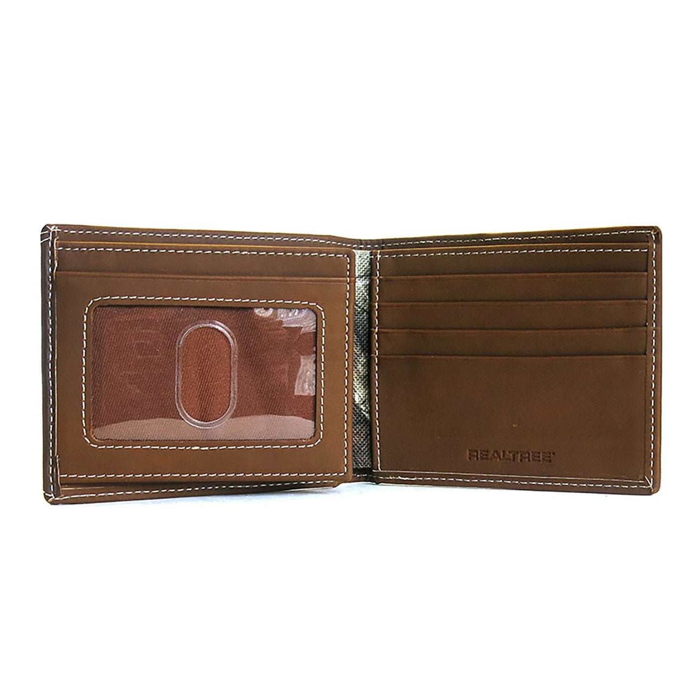 Realtree Unified Leather Canvas Pass Case Camo Wallet - Realtree EDGE