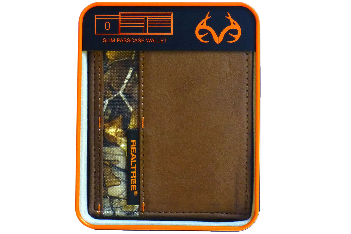 Realtree Passcase Wallet with Camo Insert - Realtree EDGE