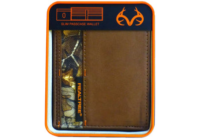 Realtree Passcase Wallet with Camo Insert - Realtree EDGE
