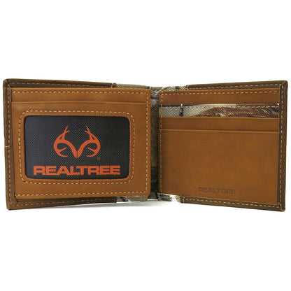 Realtree Realtree Burnished Passcase Trifold Camo Wallet - Realtree EDGE