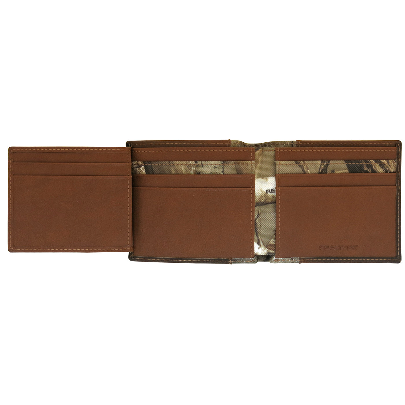 Realtree Realtree Burnished Passcase Trifold Camo Wallet - Realtree EDGE