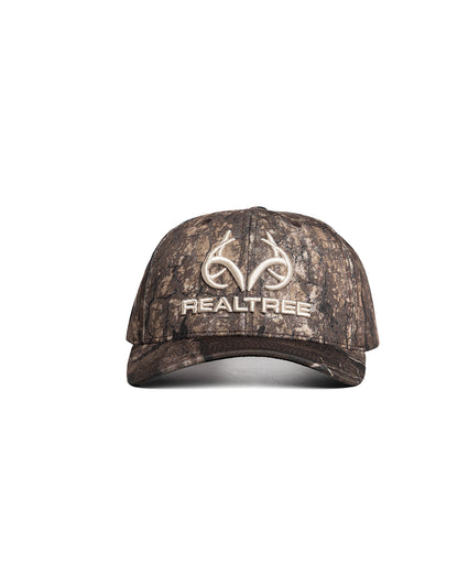 Realtree Unisex Embroidered  Logo 6 Panel Camo Hat - Realtree Timber