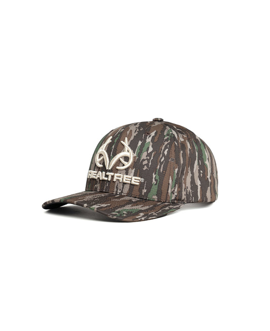 Realtree Unisex Embroidered  Logo 6 Panel Camo Hat - Realtree Original