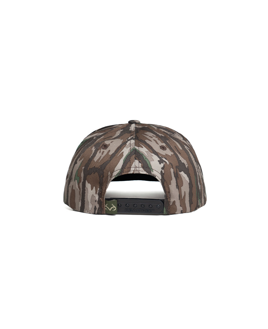 Realtree Unisex Embroidered  Logo 6 Panel Camo Hat - Realtree Original