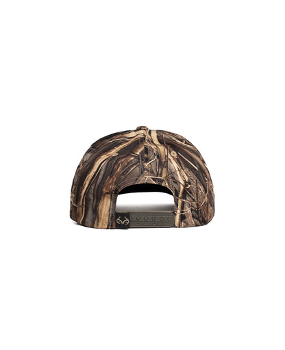 Realtree Unisex Embroidered  Logo 6 Panel Camo Hat - Realtree MAX-7