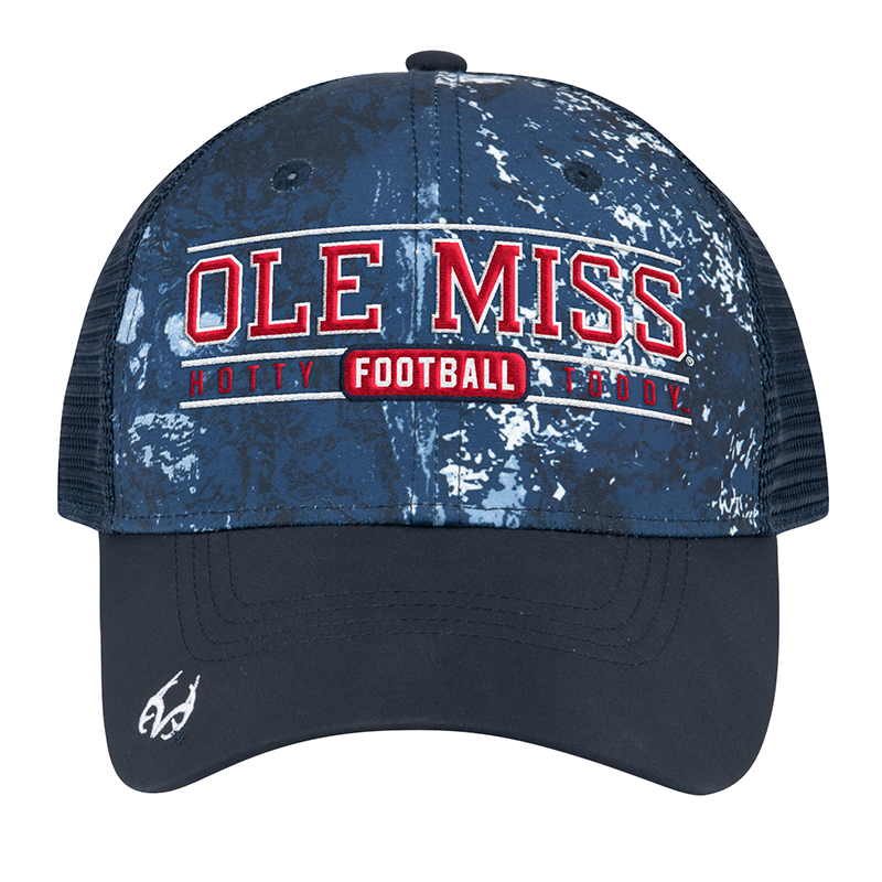 Realtree Realtree Unisex Ole Miss Football Bar Logo Trucker Hat - Realtree XTREME Colors