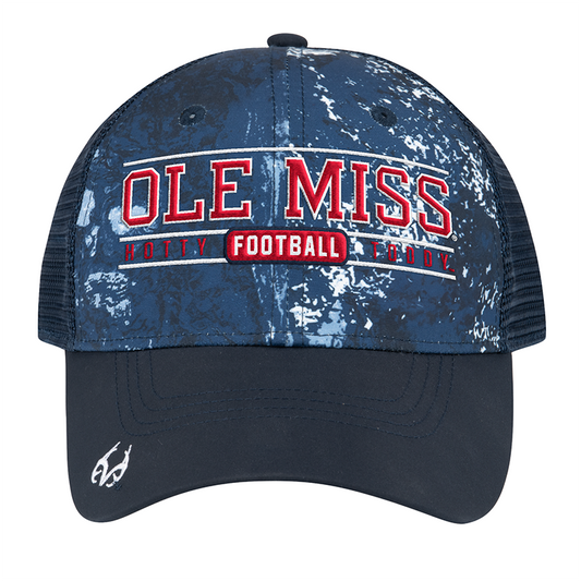 Realtree Realtree Unisex Ole Miss Football Bar Logo Trucker Hat - Realtree XTREME Colors