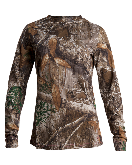 Realtree King's Camo WoHunter Long Sleeve Camo Shirt - Realtree EDGE