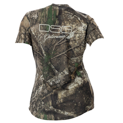 Realtree DSG Outerwear WoCamo Short Sleeve Shirt - Realtree Camo