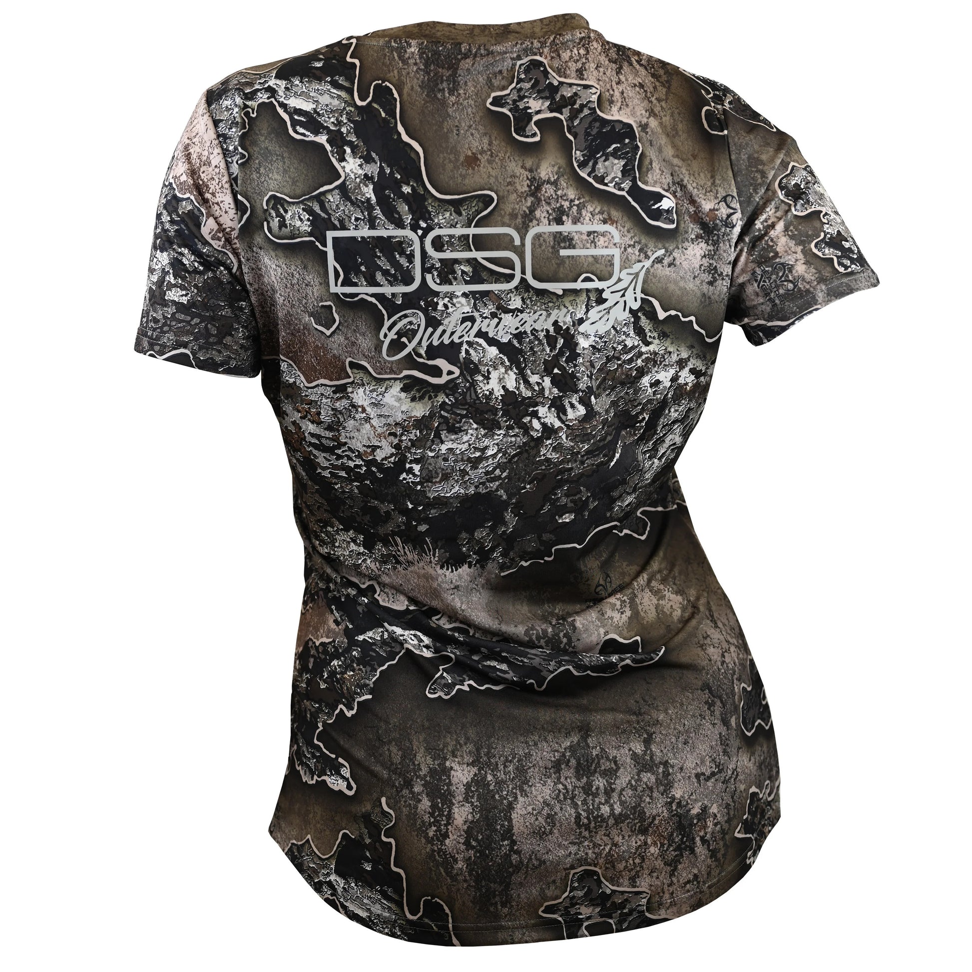 Realtree DSG Outerwear WoCamo Short Sleeve Shirt - Realtree Camo