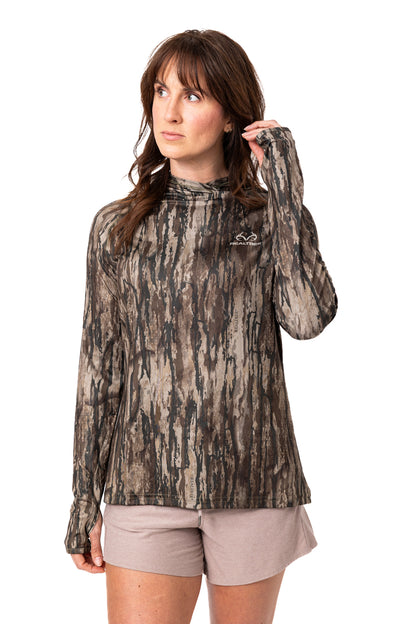 Realtree Realtree Fishing WoHooded Camo Shirt