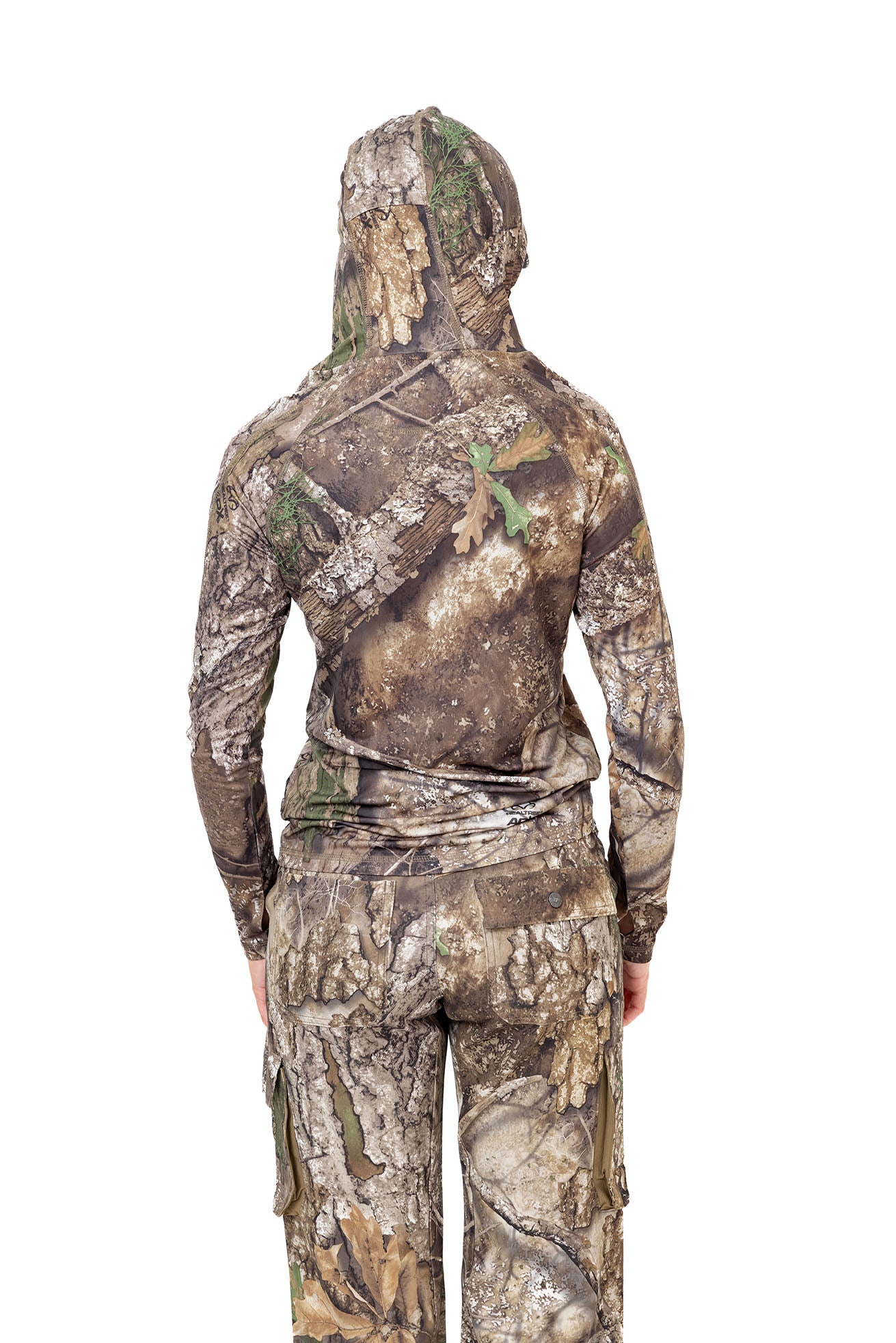 Realtree WoLong Sleeve Hooded Camo Shirt - Realtree APX