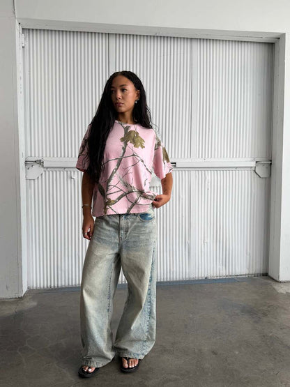 Realtree Aged Ivy Unisex Pink Camo Shirt - Realtree APX