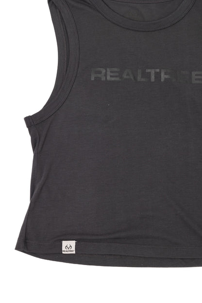 Realtree WoCharcoal Bamboo Tank Shirt - Realtree