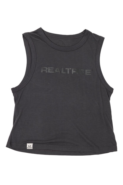 Realtree WoCharcoal Bamboo Tank Shirt - Realtree
