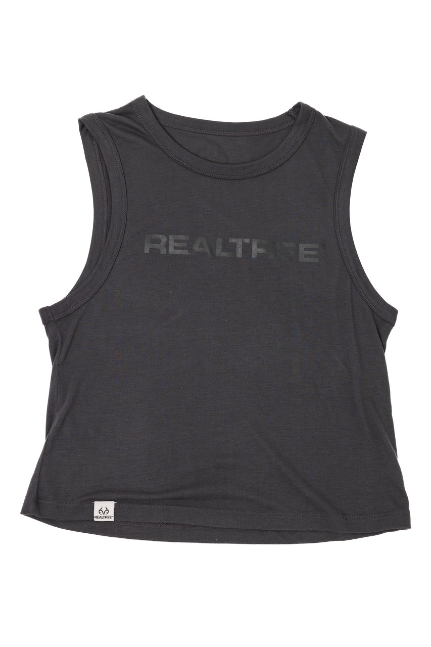 Realtree WoCharcoal Bamboo Tank Shirt - Realtree