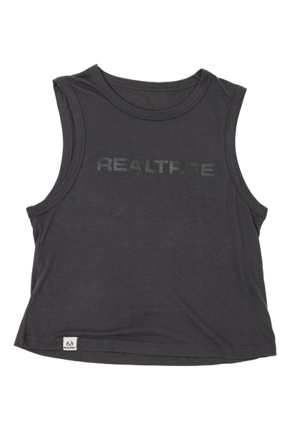 Realtree WoCharcoal Bamboo Tank Shirt - Realtree