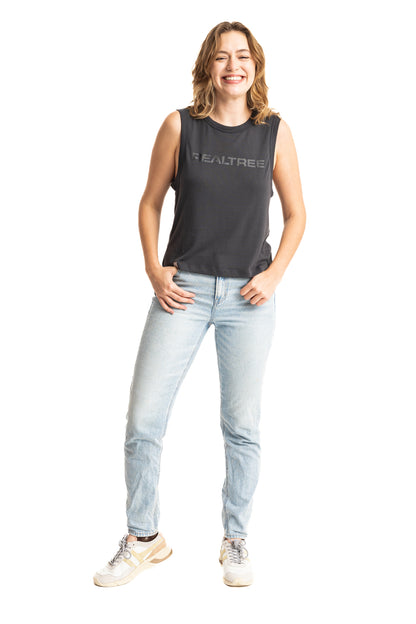 Realtree WoCharcoal Bamboo Tank Shirt - Realtree