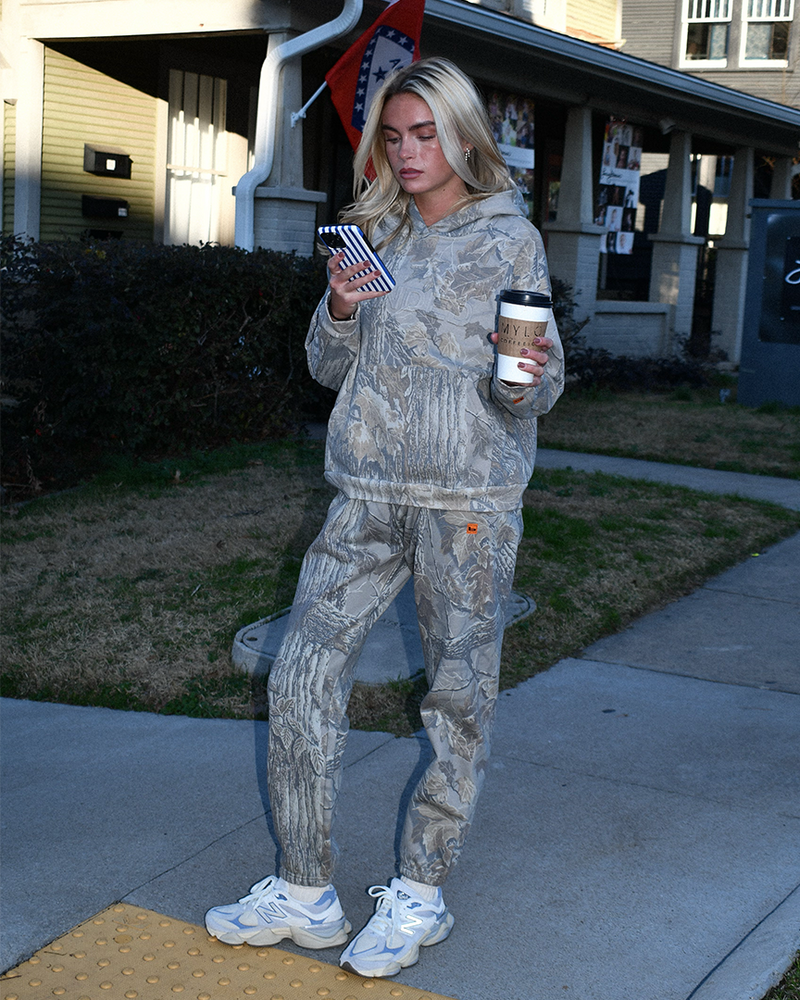Realtree Banded WoLow Key Camo Sweats - Realtree Xtra Grey
