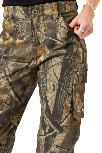Realtree WoCargo 6 Pocket Hunting Pants - Realtree Hardwoods