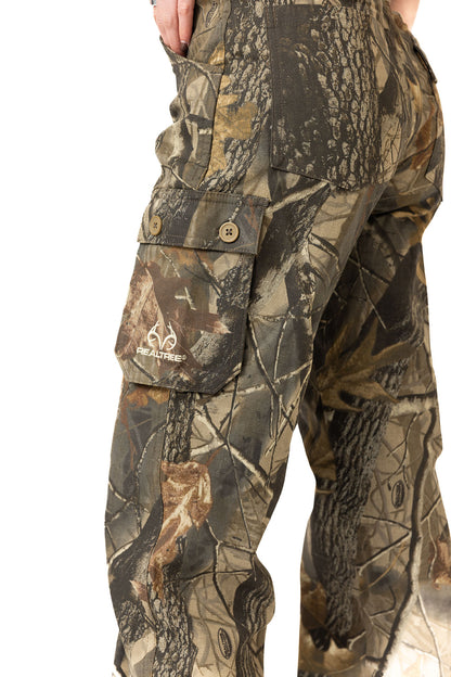 Realtree WoCargo 6 Pocket Hunting Pants - Realtree Hardwoods
