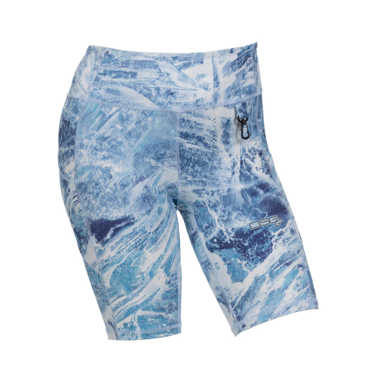 Realtree DSG Outerwear WoSky Blue High Waisted Boat Shorts - Realtree Aspect