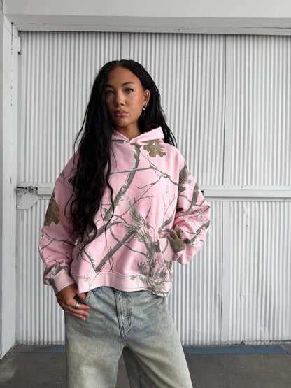 Realtree Aged Ivy Unisex Pink Camo Hoodie - Realtree APX
