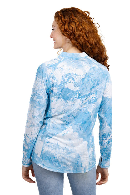 Realtree WoLight Blue Quarter Zip Jacket - Realtree XTREME Colors