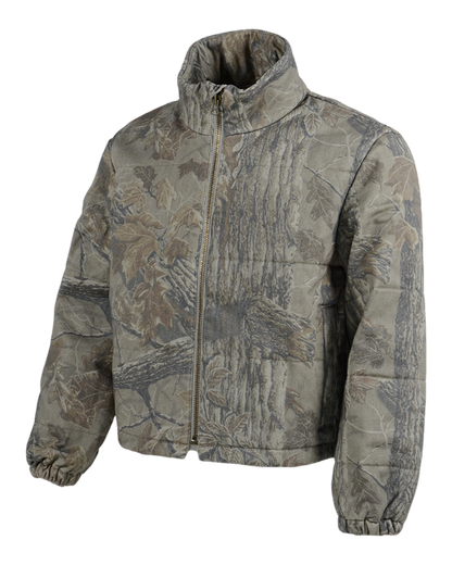 Realtree Banded WoBonfire Camo Puffer - Realtree Xtra Grey