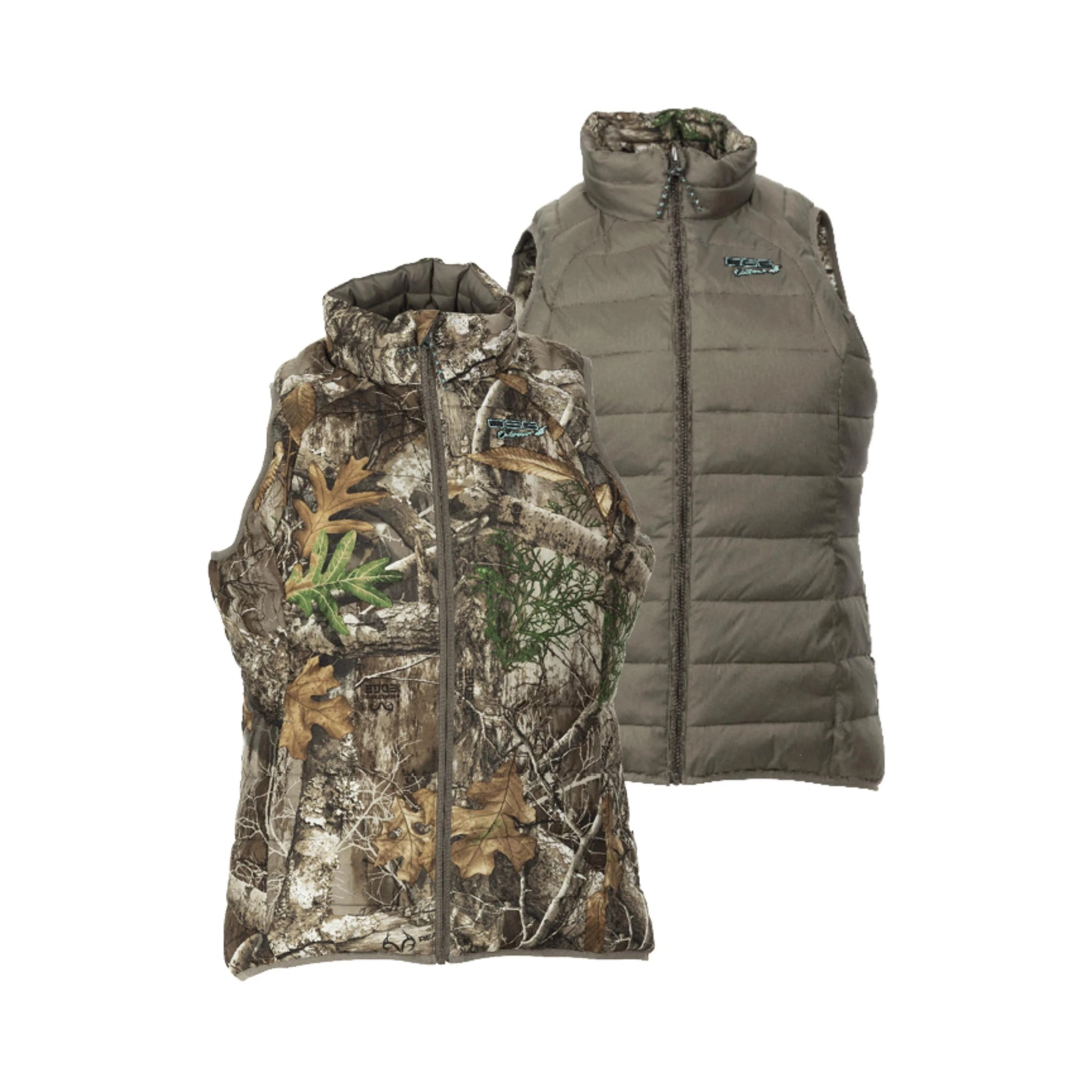 Realtree DSG Outerwear WoReversible Camo Puffer - Realtree Edge