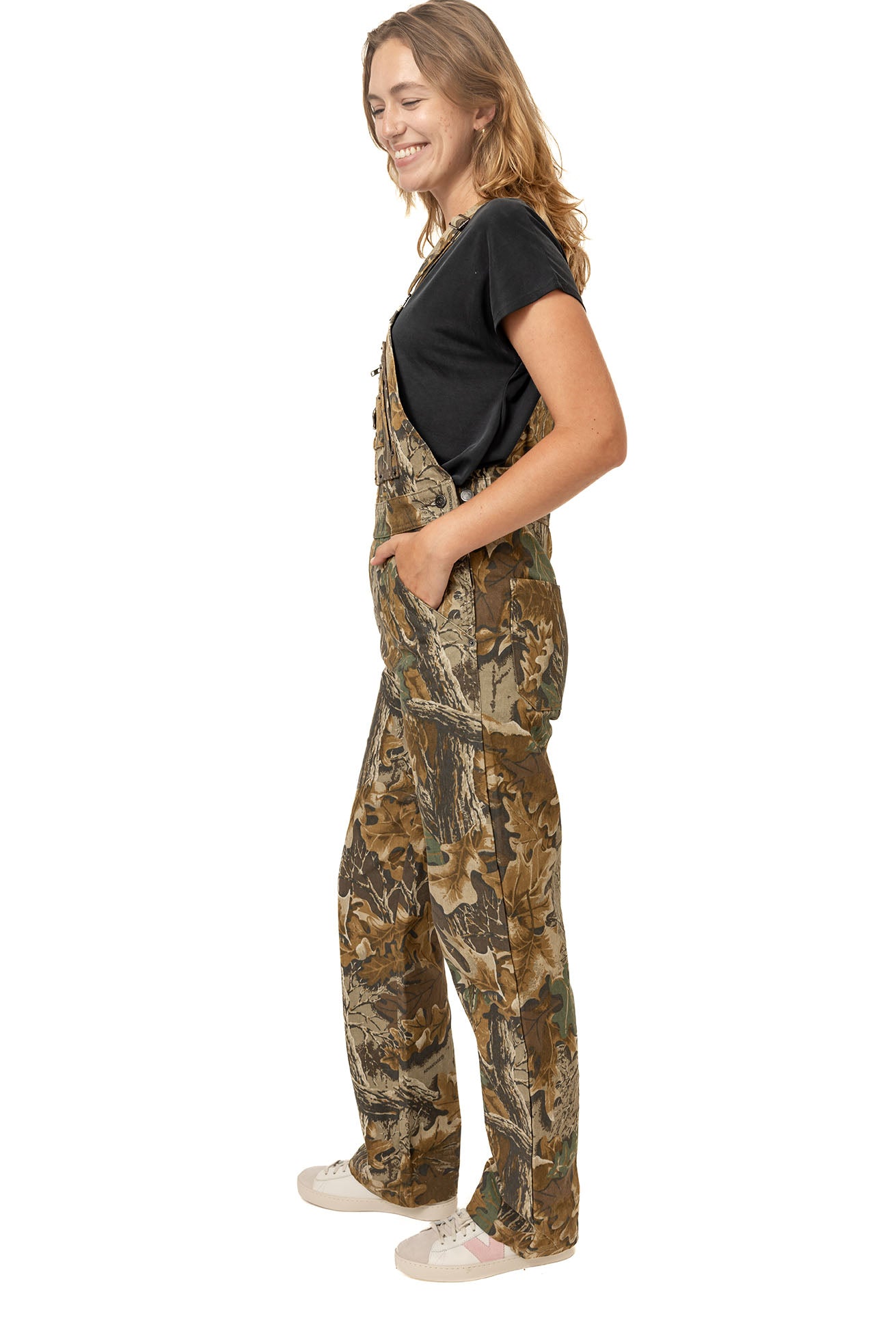 Realtree WoCanvas Cotton Hunting Bib Overall - Realtree Advantage Classic