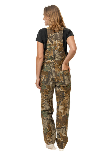 Realtree WoCanvas Cotton Hunting Bib Overall - Realtree Advantage Classic