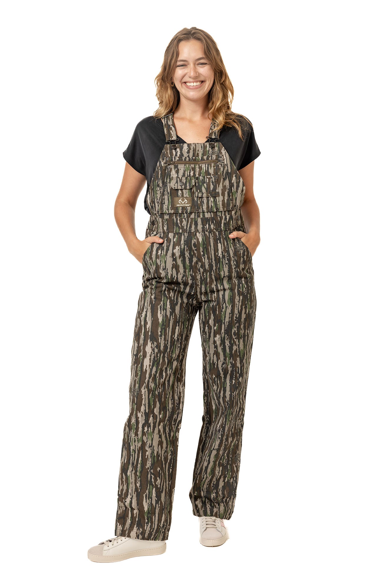 Realtree WoCanvas Cotton Hunting Bib Overall - Realtree Original