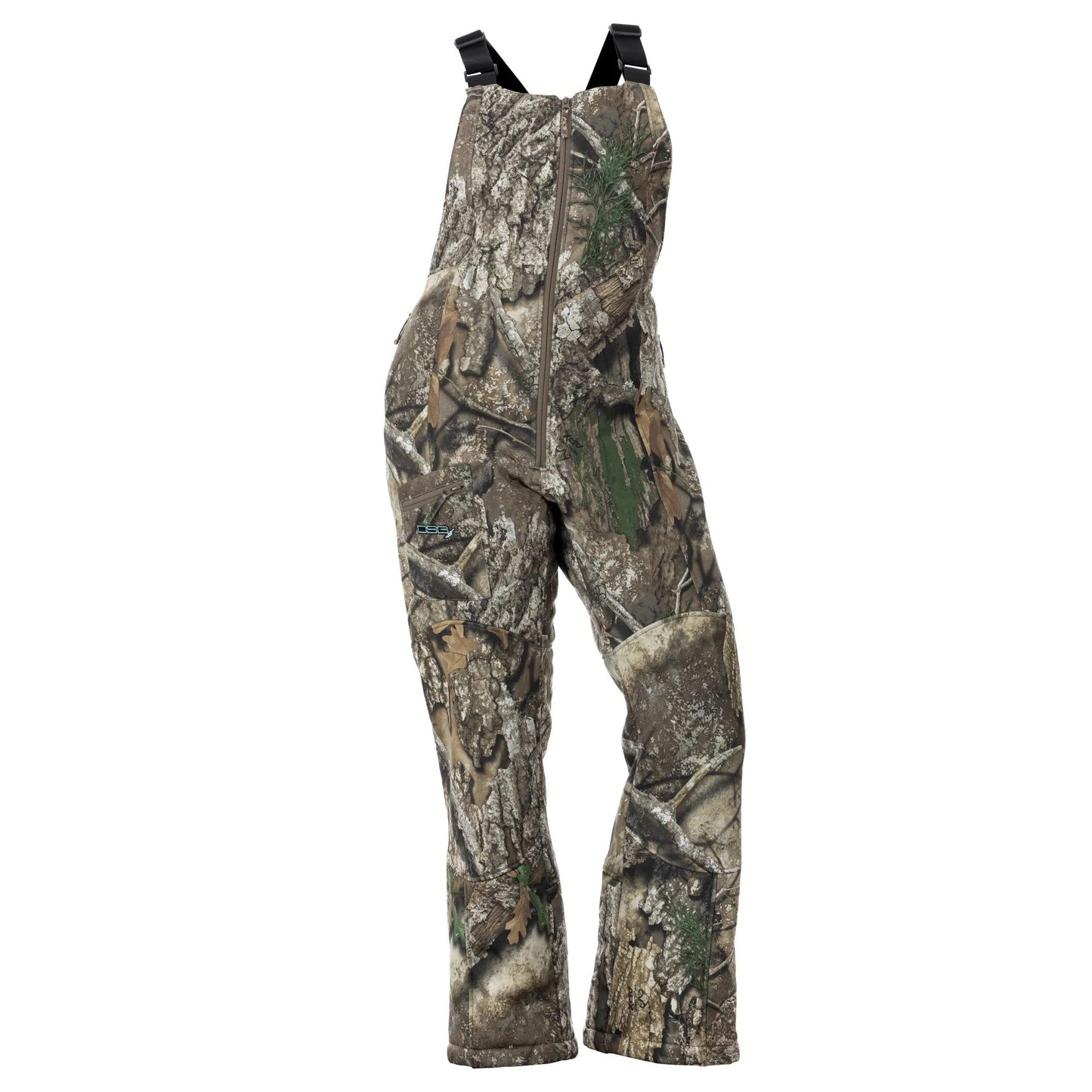 Realtree DSG Outerwear WoBreanna 2.0 Drop Seat Fleece Hunting Bib - Realtree APX