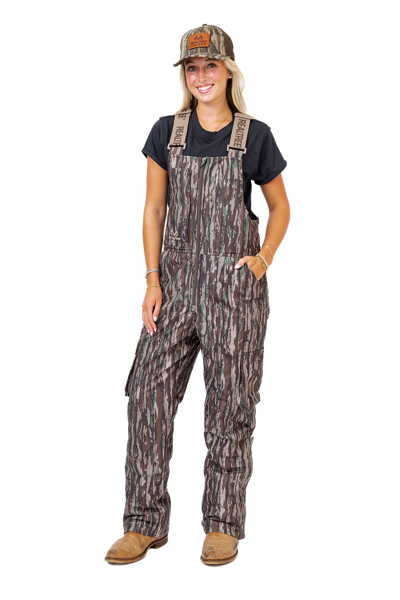 Realtree WoBig Game Hunting Bibs - Realtree Original