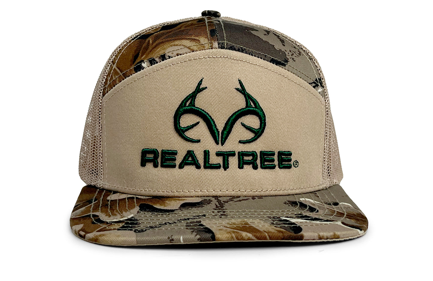 Realtree Lost Hat Co. Unisex Green Antler Logo SA7AGE Camo Hat - Realtree Advantage Classic