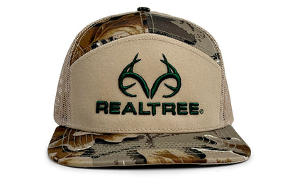 Realtree Lost Hat Co. Unisex Green Antler Logo SA7AGE Camo Hat - Realtree Advantage Classic