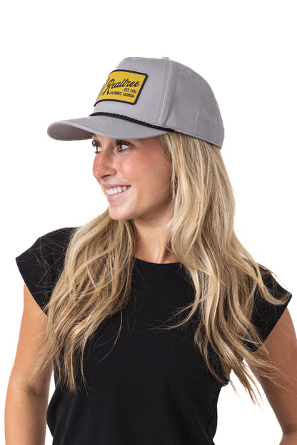 Realtree Center Stage Unisex Gray Retro Realtree Patch A-Frame Hat - Realtree