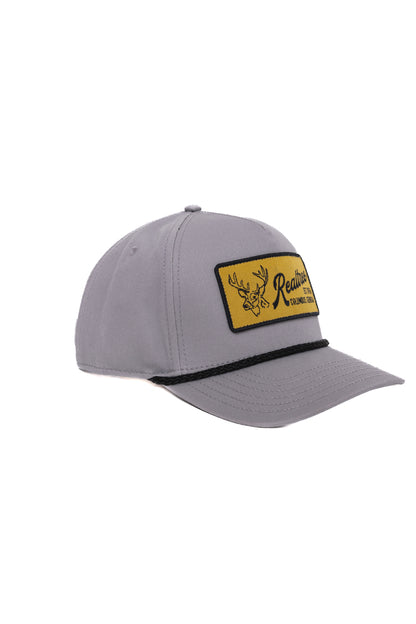 Realtree Center Stage Unisex Gray Retro Realtree Patch A-Frame Hat - Realtree