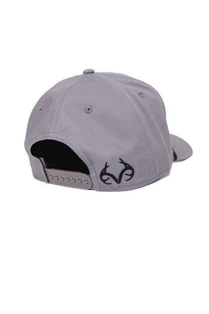 Realtree Center Stage Unisex Gray Retro Realtree Patch A-Frame Hat - Realtree