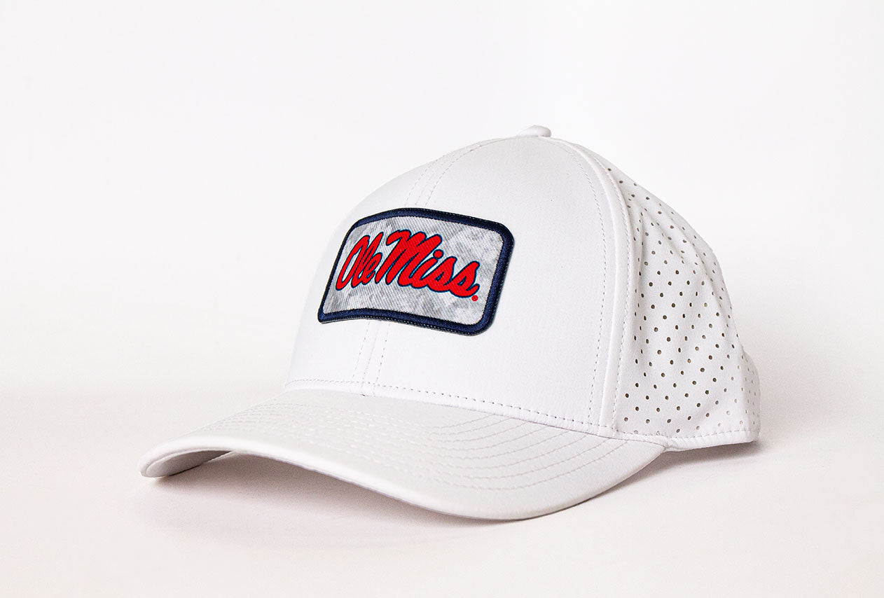 Realtree Ole Miss Football White Trucker Cap