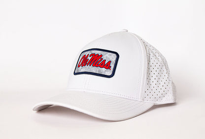 Realtree Ole Miss Football White Trucker Cap