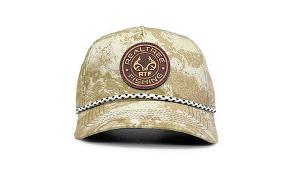 Realtree Realtree Fishing Patch Unisex Tan Rope Hat - Realtree XTREME Colors