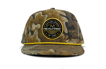 Realtree Unisex Micro Suede Patch Camo Rope Hat - Realtree Advantage Classic