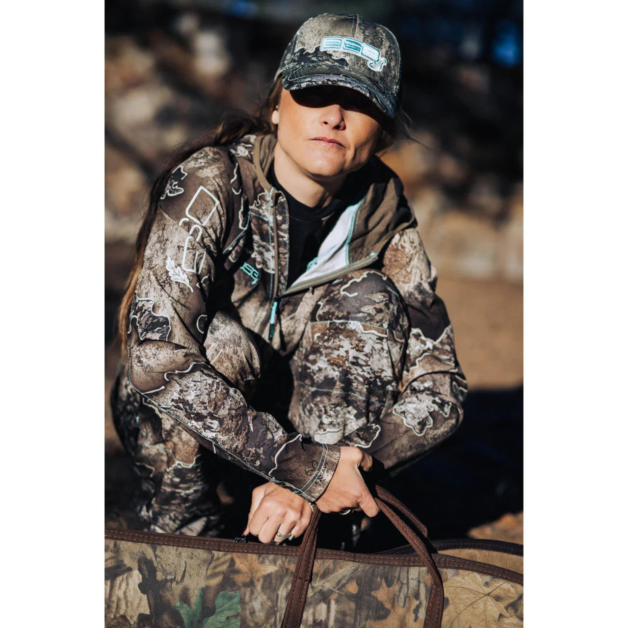 Realtree DSG Outerwear WoDistressed Camo Baseball Cap - Realtree Camo