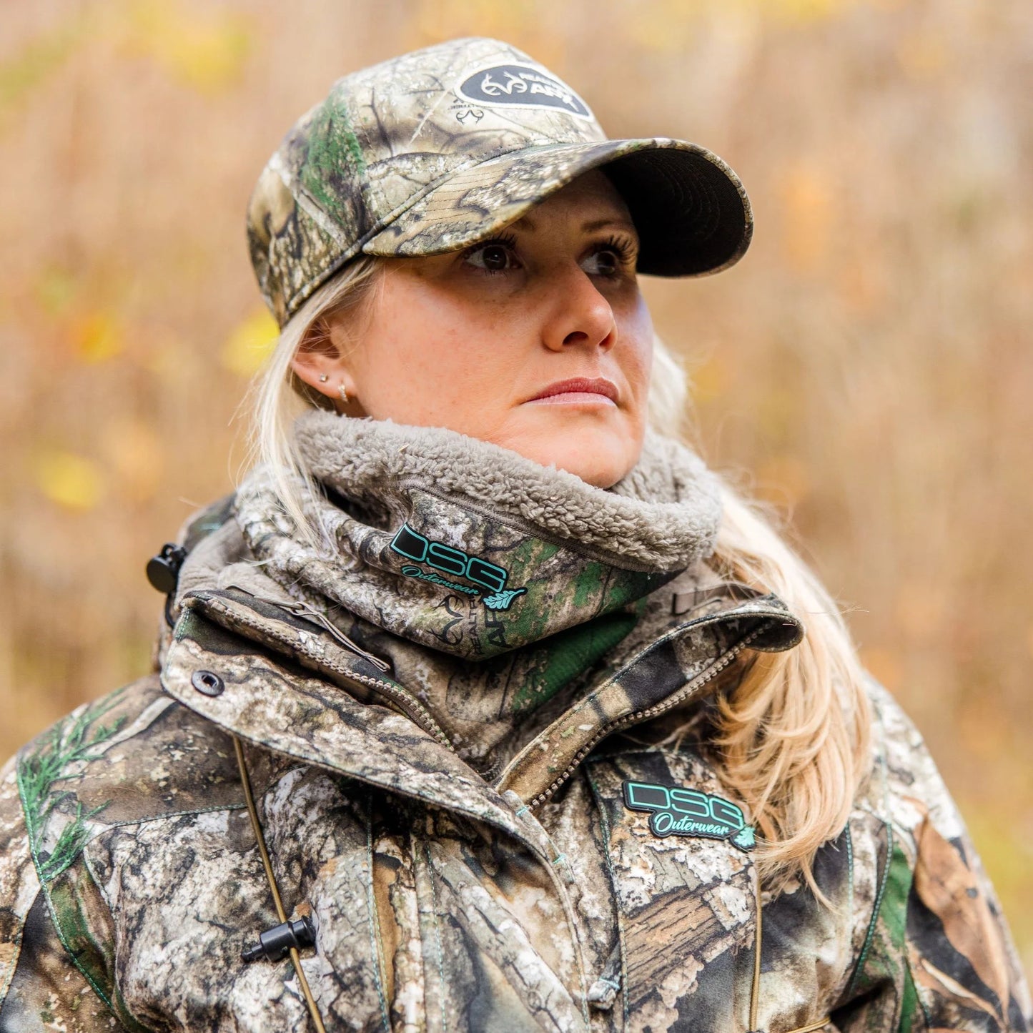 Realtree DSG Outerwear WoCold Weather Hunting Neckwarmer - Realtree Camo