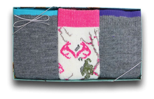 Realtree WoMerino Crew Socks 3 Pack Gift Box - Realtree