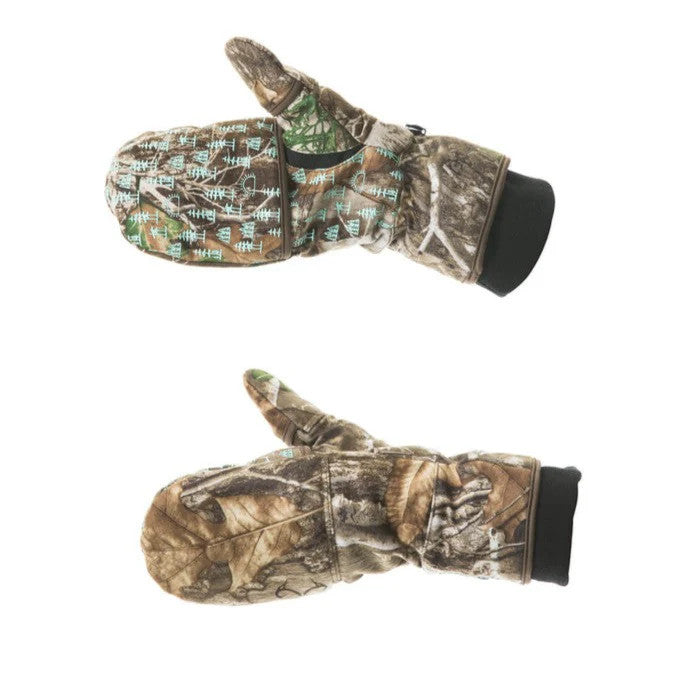 Realtree DSG Outerwear WoFlip Top 3.0 Mitten with Glove Liner - Realtree Camo